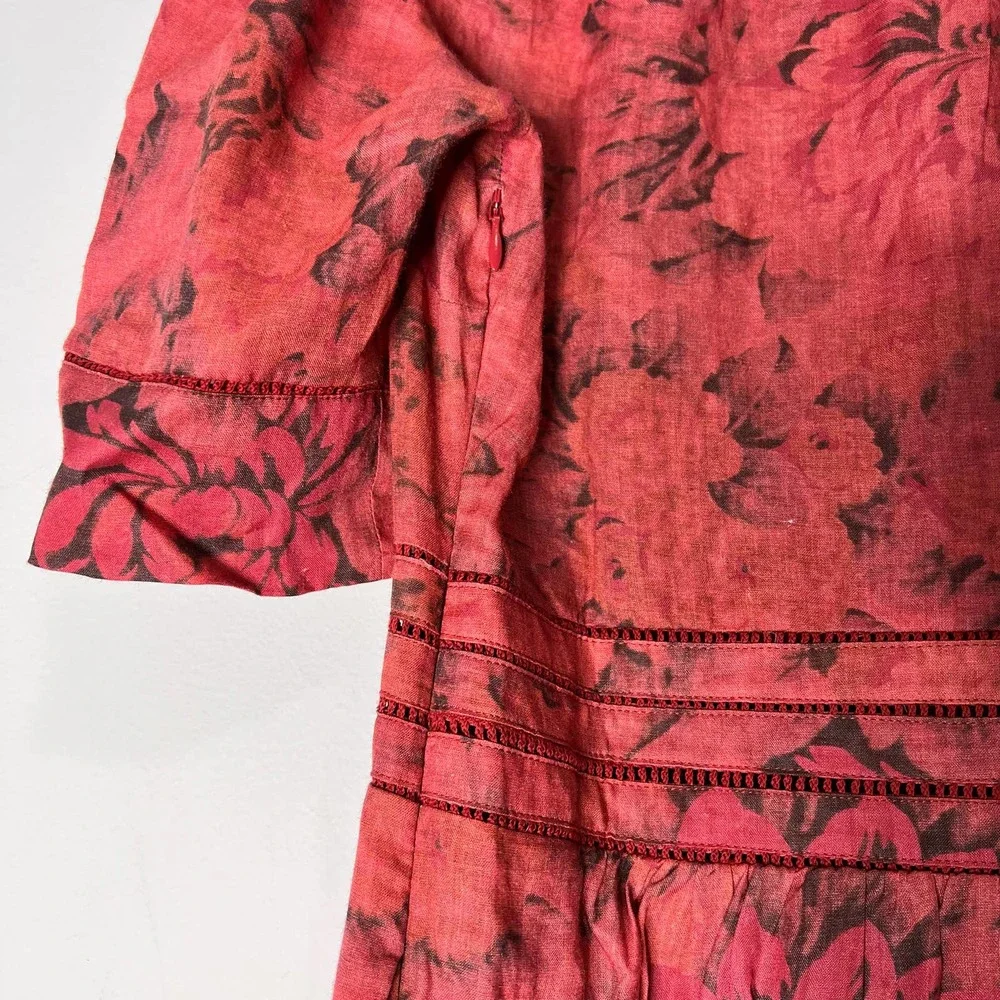 Sea New York Red Floral Maxi Dress - Picture 7 of 9